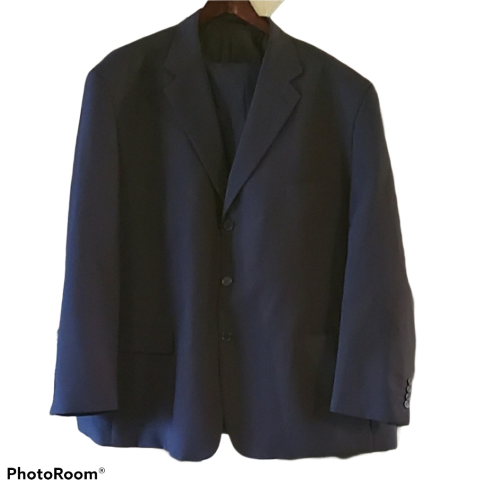 Mens Navy Blue Suit